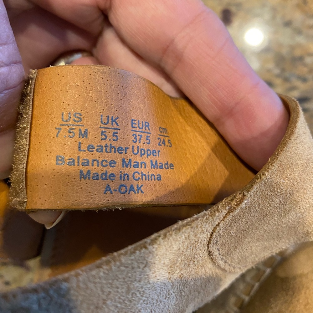 Franco Sarto Leather Espadrilles - Picture 7 of 11